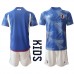 Billige Japan Børnetøj Hjemmebanetrøje til baby VM 2022 Kortærmet (+ korte bukser)